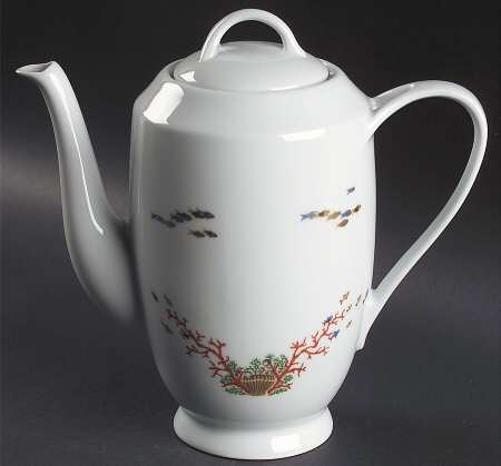 Mer De Corail Coffee Pot & Lid