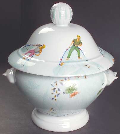 Mer Des Caraibes Tureen &  Lid