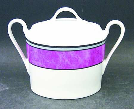 Cordoba Fuschia Sugar Bowl & Lid