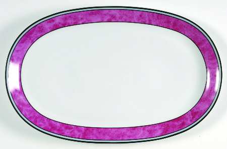 Cordoba Fuschia 15" Oval Serving Platter