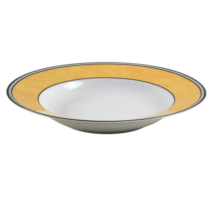 Cordoba Yellow Rim Soup Bowl