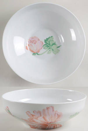 Fleurs 10" Large Salad Serving Bowl
