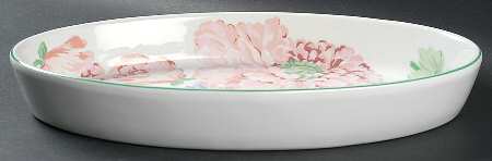 Fleurs 13" Oval Baker
