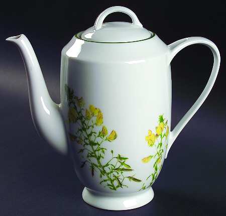 Fleurs Sauvage Coffee Pot & Lid