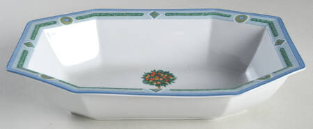 Jardin Royal 10" Oval Vegetable Bowl