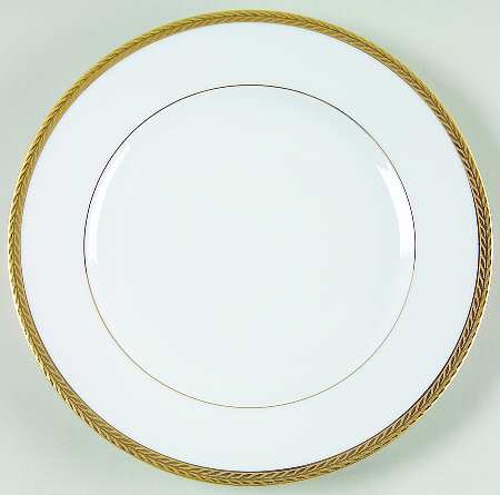 Laurel Gold Dessert/Pie Plate
