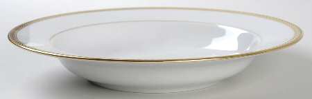 Laurel Gold Rim Soup Bowl