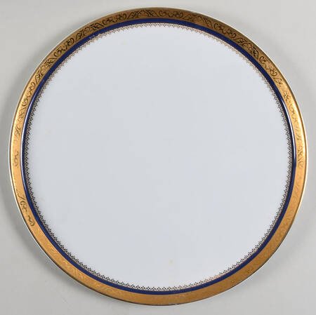 Marquis Blue Cake Plate