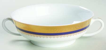 Marquis Blue Flat Cream Soup Bowl