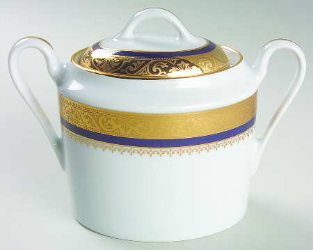 Marquis Blue Sugar Bowl & Lid