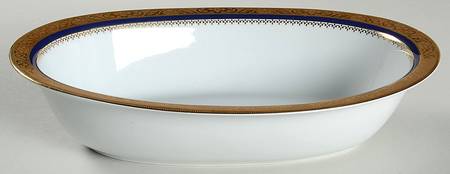 Marquis Blue 10" Oval Vegetable Bowl