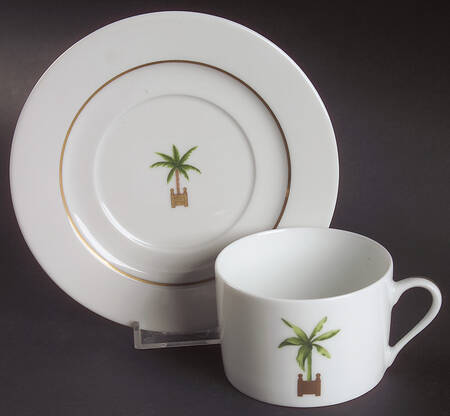 Maldives Flat Cup & Saucer Set