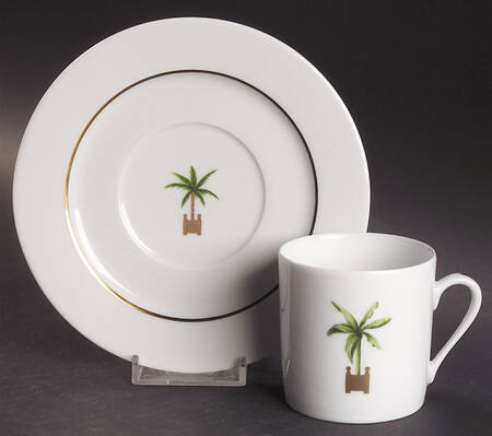 Maldives European Flat Cup & Saucer Set