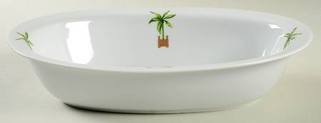 Maldives 10" Oval Vegetable Bowl