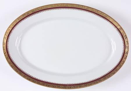 Marquis Red 15" Oval Serving Platter