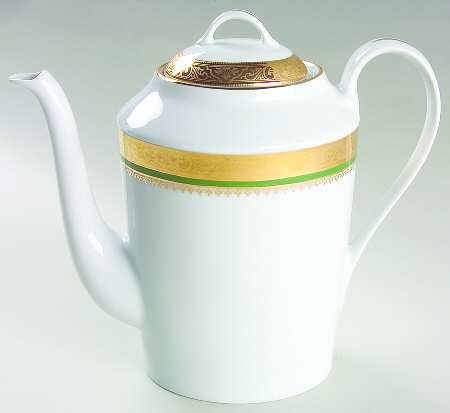 Marquis Green Coffee Pot & Lid