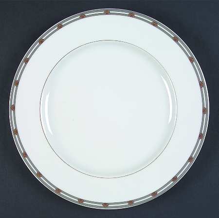 Montaigne Grey Dinner Plate