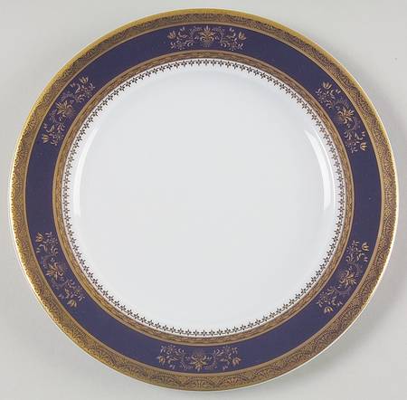 Orsay Cobalt Blue Dessert/Pie Plate