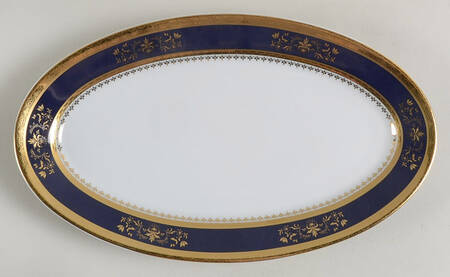 Orsay Cobalt Blue Relish/Gravy Underplate