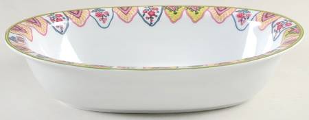 Persepolis 10" Oval Vegetable Bowl