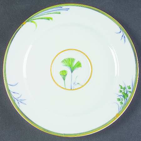 Roses of Porcelain Saucer for Footed Cup by Philippe Deshoulieres