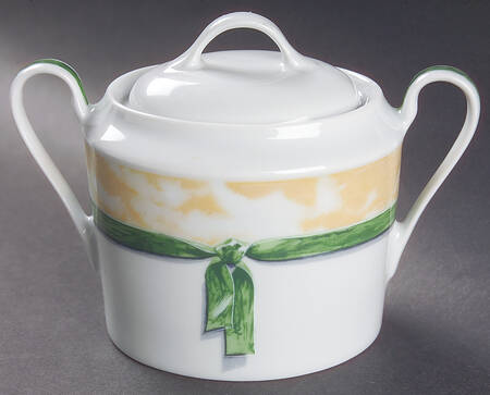 Ruban Sugar Bowl & Lid