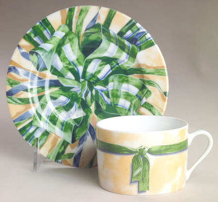Ruban Flat Cup & Saucer Set