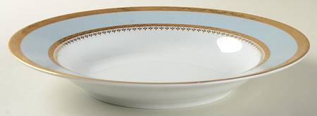 Samarcande Light Blue 10" Individual Pasta Bowl