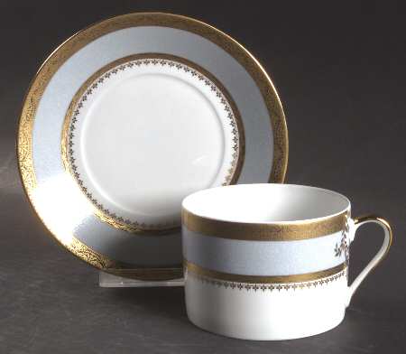 Samarcande Light Blue Breakfast Cup & Saucer Set