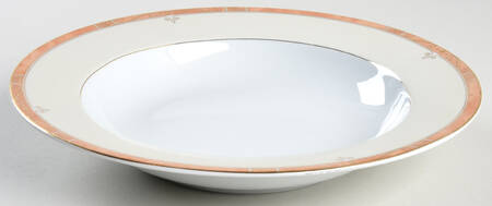 Scala Peach Rim Soup Bowl