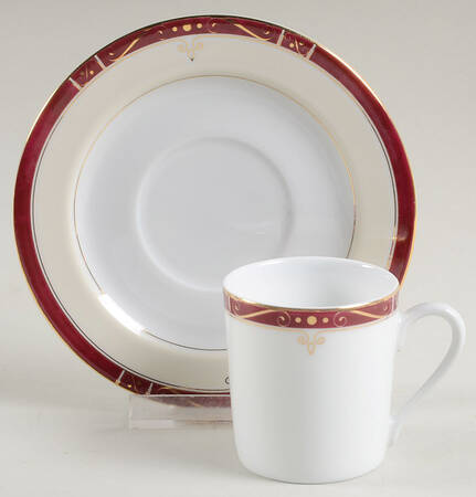 Scala Rubis Flat Demitasse Cup & Saucer Set