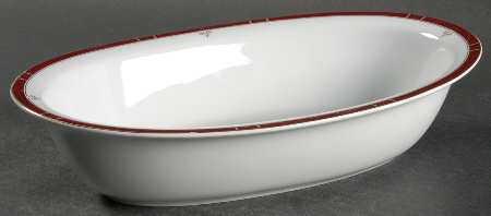 Scala Rubis 10" Oval Vegetable Bowl