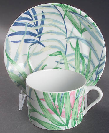 Tahiti Flat Cup & Saucer Set