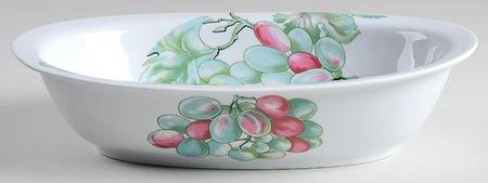 Vendanges 10" Oval Vegetable Bowl
