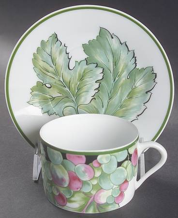 Vendanges Flat Cup & Saucer Set