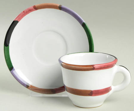 Circo Flat Demitasse Cup & Saucer Set