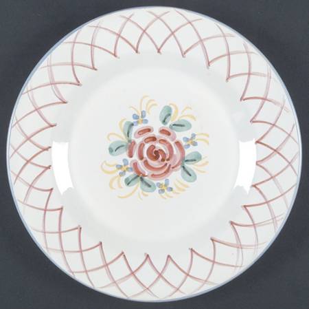 Cottage Rose Salad Plate