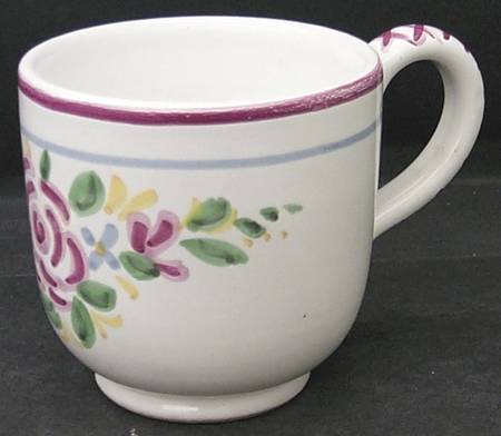 Cottage Rose Flat Cup