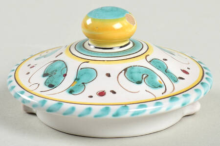 Green Rooster (Orvieto) Lid for Coffee Pot