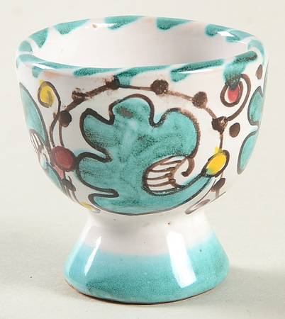 Green Rooster (Orvieto) Single Egg Cup
