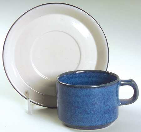 Sparta Flat Cup & Saucer Set