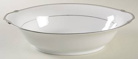 Wedding Bells 10" Oval Vegetable Bowl