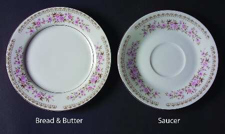 Alexandria Bread & Butter Plate by Diamond (Japan)