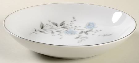 Blue Rose Coupe Soup Bowl