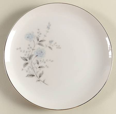 Blue Rose Bread & Butter Plate