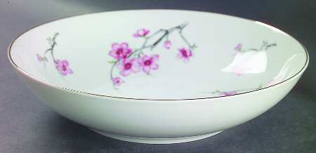 Cherry Blossom 9" Round Vegetable Bowl