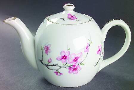 Cherry Blossom Teapot & Lid