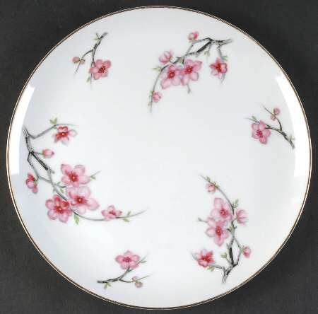 Cherry Blossom Luncheon Plate