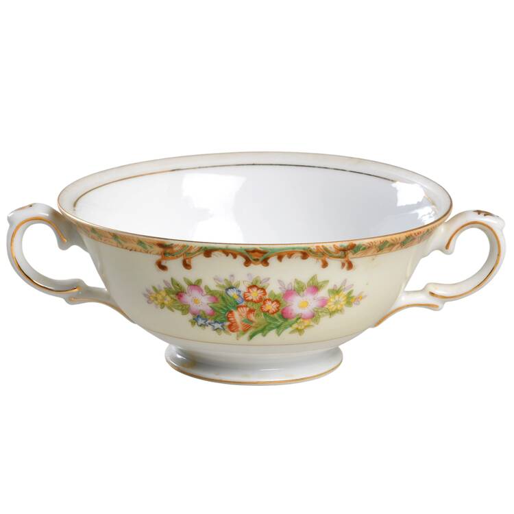 DIA4 Footed Cream Soup Bowl