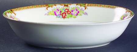 DIA4 9" Oval Vegetable Bowl